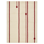 Funky Stripe Hand Tufted Wool Rug 
