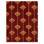 Gilded Fan Hand Tufted Viscose Rug