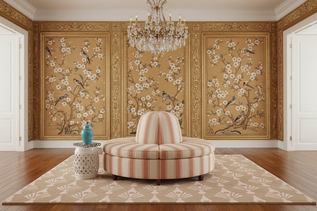 Gilded Mirage Hand Tufted Wool Rug