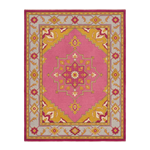 Gilded Petal Chorus Hand Knotted Rug