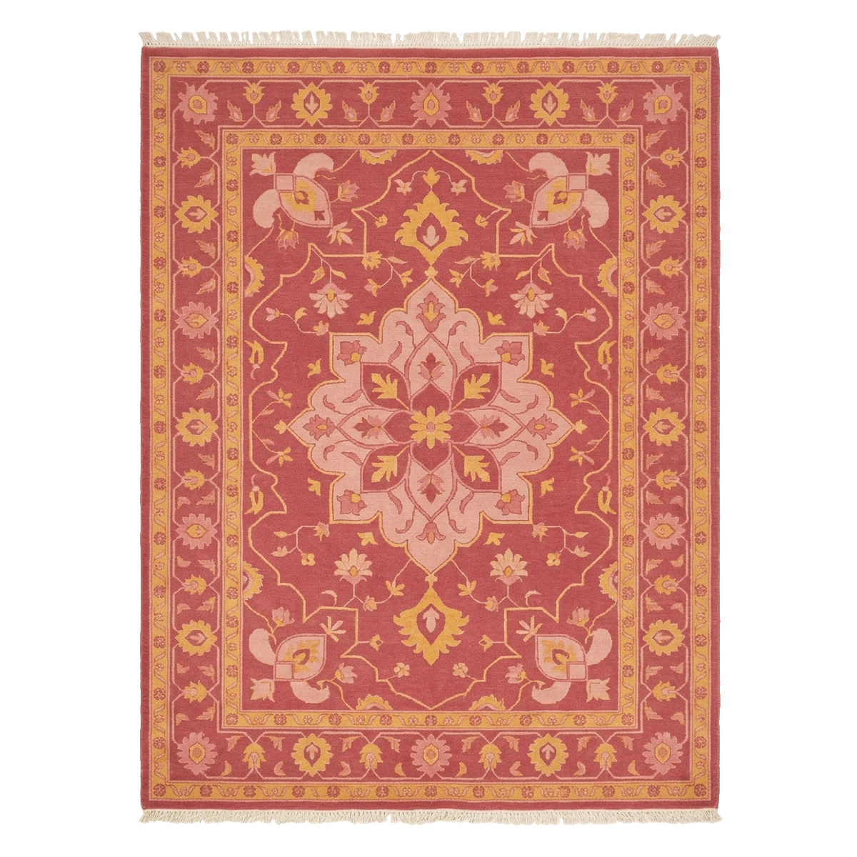 Gilded Rosewood Reverie Hand Knotted Rug 