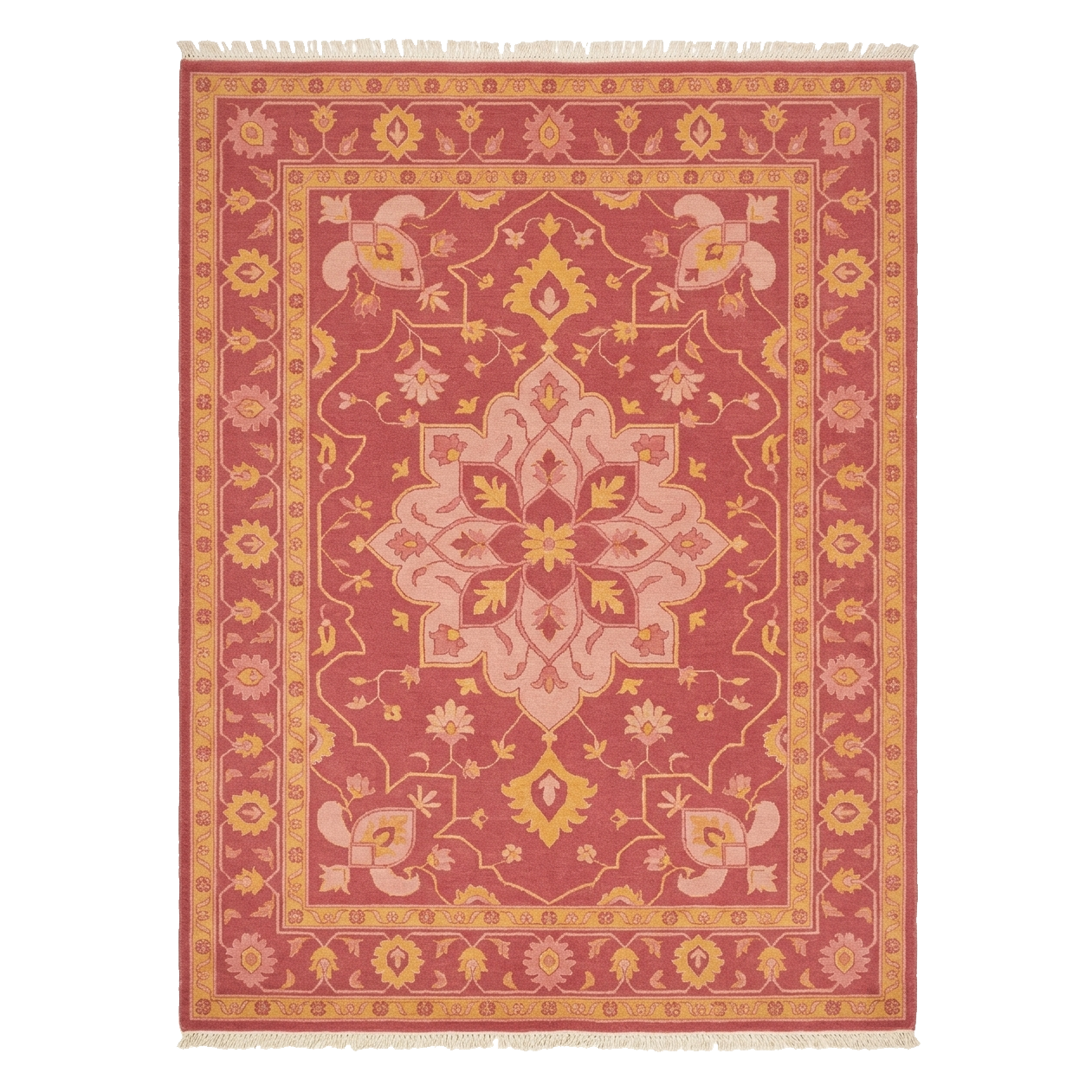 Gilded Rosewood Reverie Hand Knotted Rug 