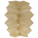 Gilded Wave Hand Tufted Viscose Rug