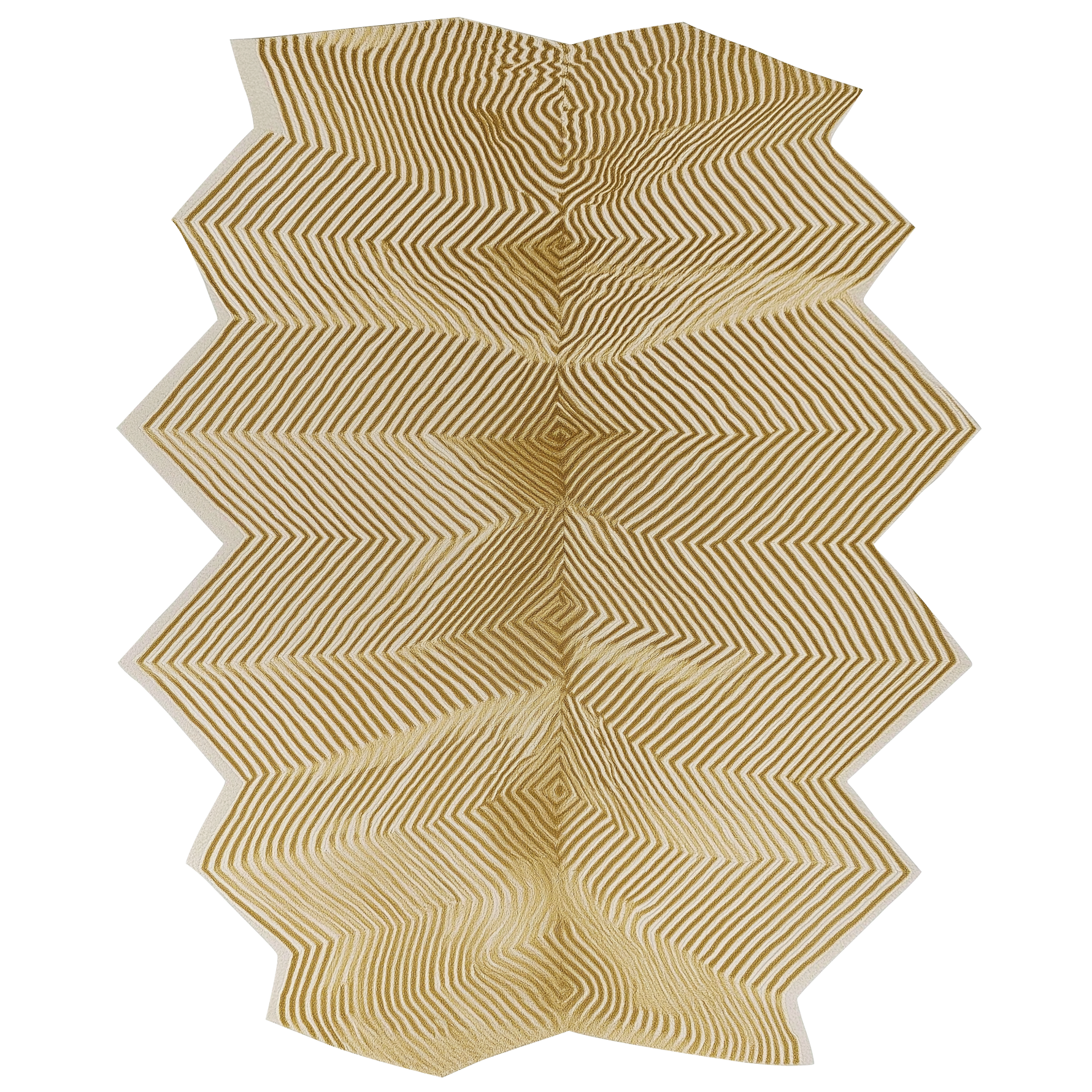 Gilded Wave Hand Tufted Viscose Rug
