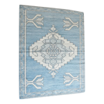 Glacier Tulip Medallion Hand Knotted Rug - alternate view