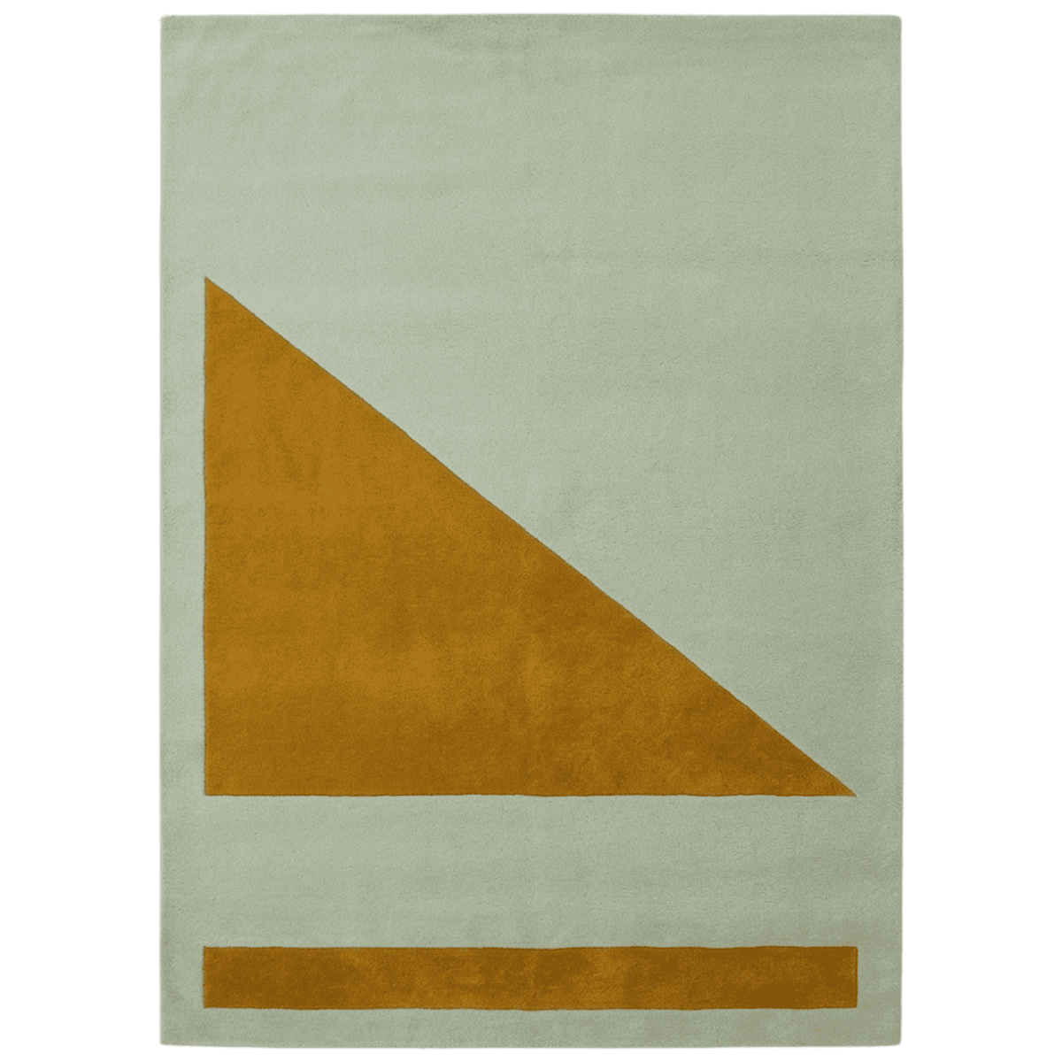Gold Dynamic Hand Tufted Wool Rug