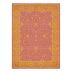 Golden Garden Silhouette Hand Knotted Rug 