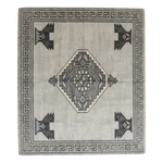 Graphite Eagle Diamond Hand Knotted Rug - alternate view