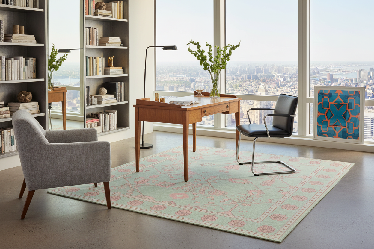 Heather Monsoon Weave Hand Knotted Rug