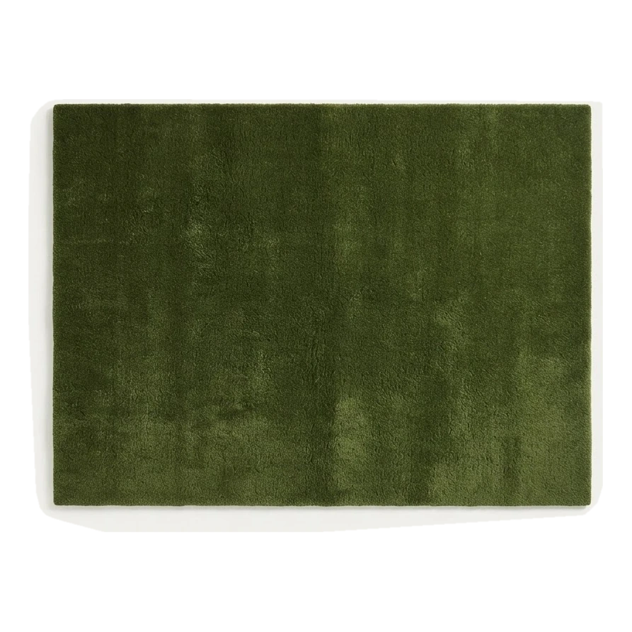 Herbal Moss Canvas Hand Tufted Wool Rug - alternate view