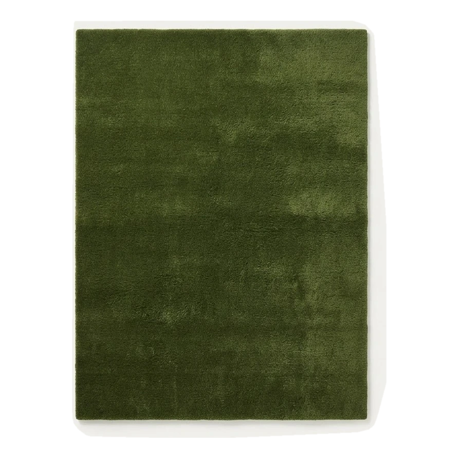Herbal Moss Canvas Hand Tufted Wool Rug