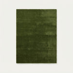 Herbal Moss Canvas Hand Tufted Wool Rug - studio photo