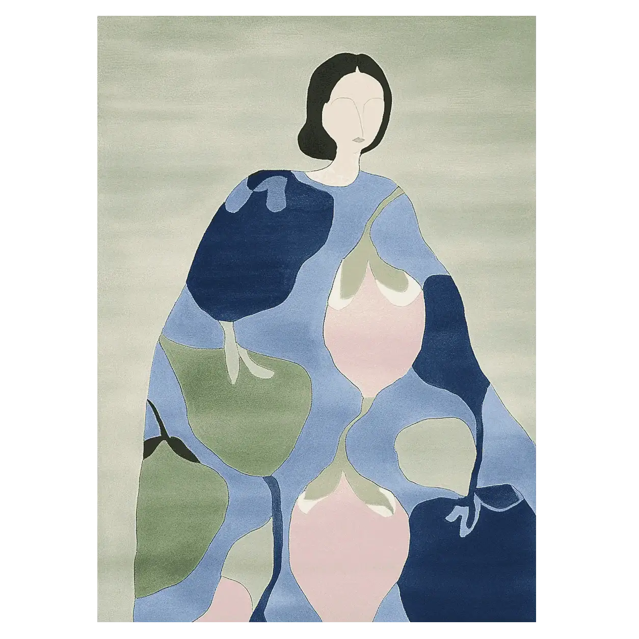 Hidden Among Blossoms Hand Tufted Rug