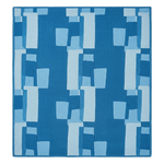 Ice Block Square Hand Tufted Rig 