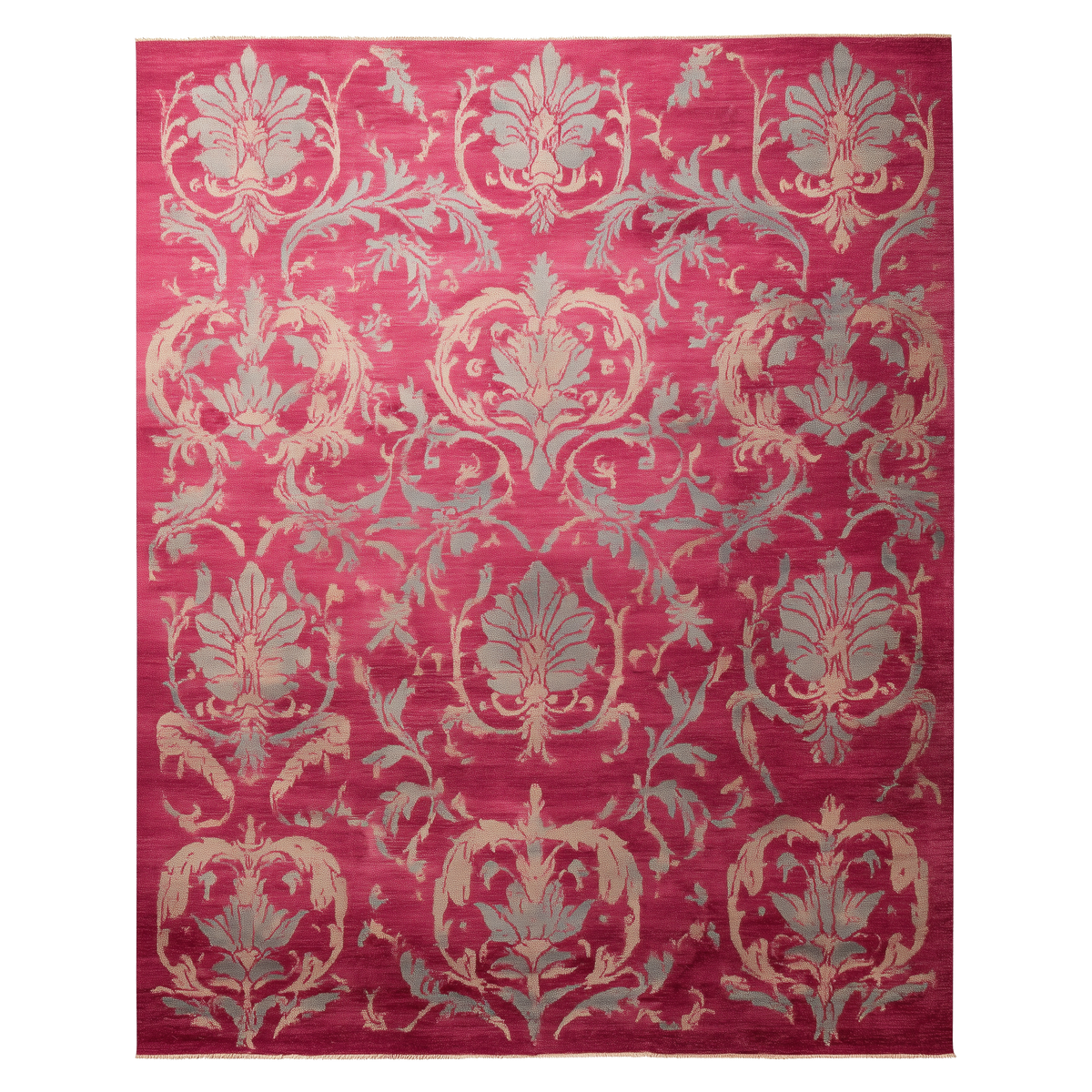 Imperial Blossom Court Hand Tufted Viscose Rug