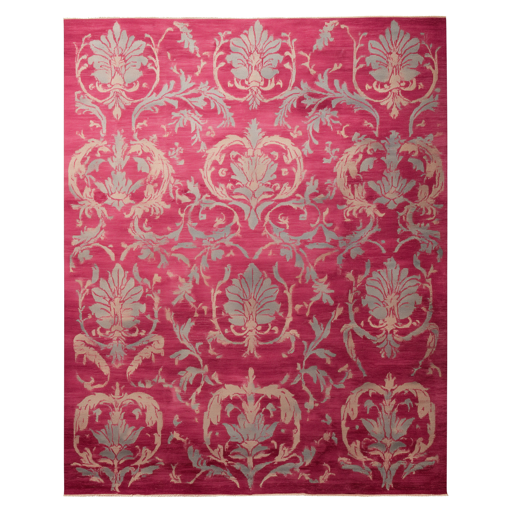 Imperial Blossom Court Hand Tufted Viscose Rug