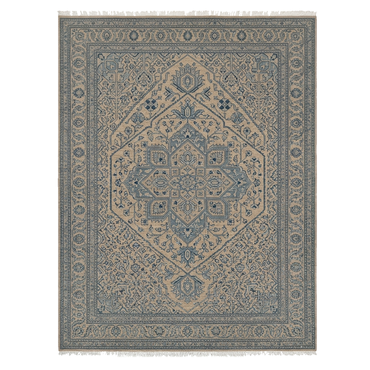Indigo Weave Hand Knotted Rug