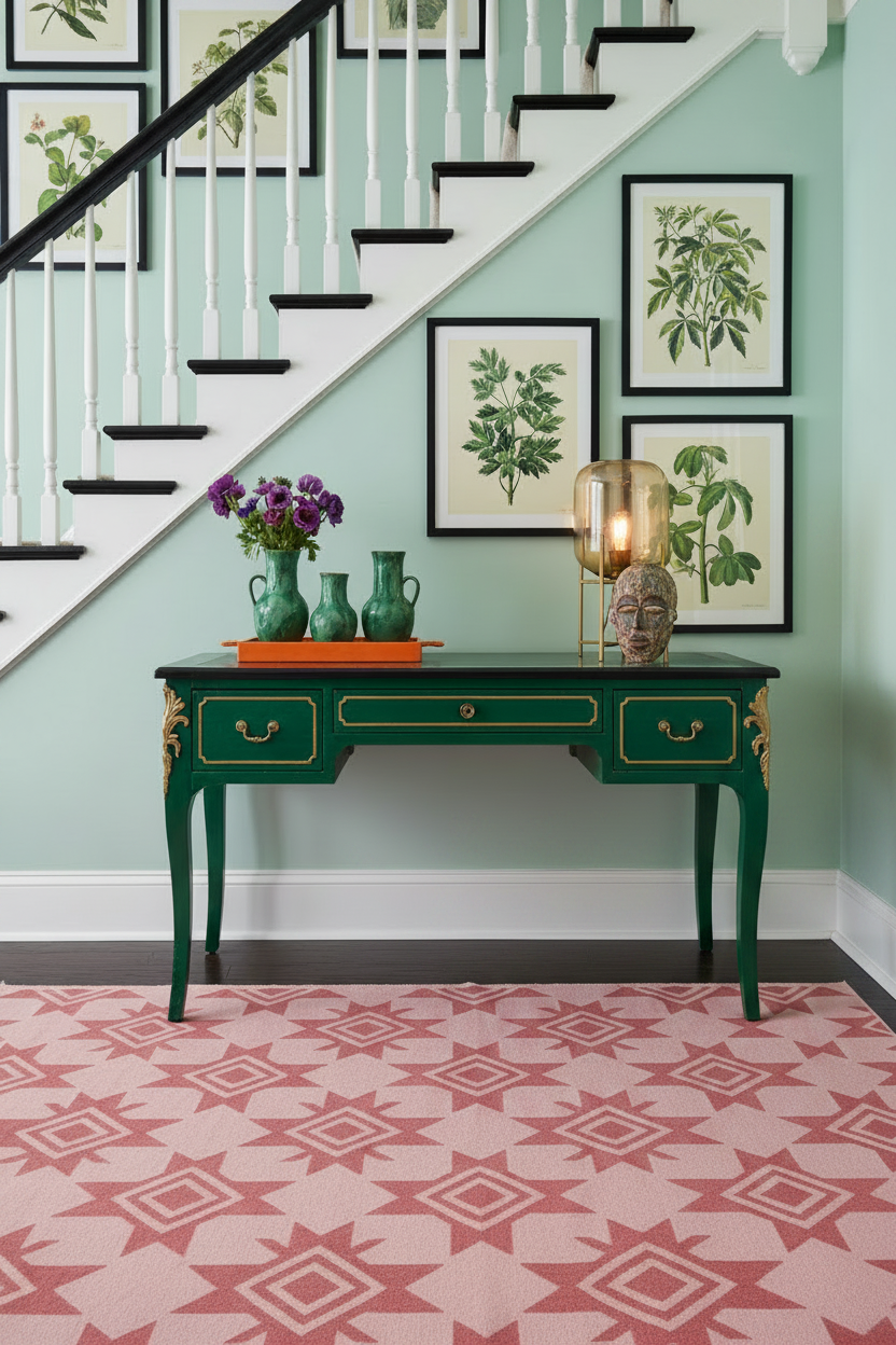 Iron Bloom Tempest Hand Knotted Rug