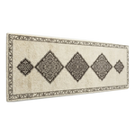 Ivory Charcoal Tiles Hand Tufted Runner Rug - alternate view