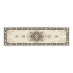 Ivory Rosette Parade Hand Tufted Runner Rug - alternate view