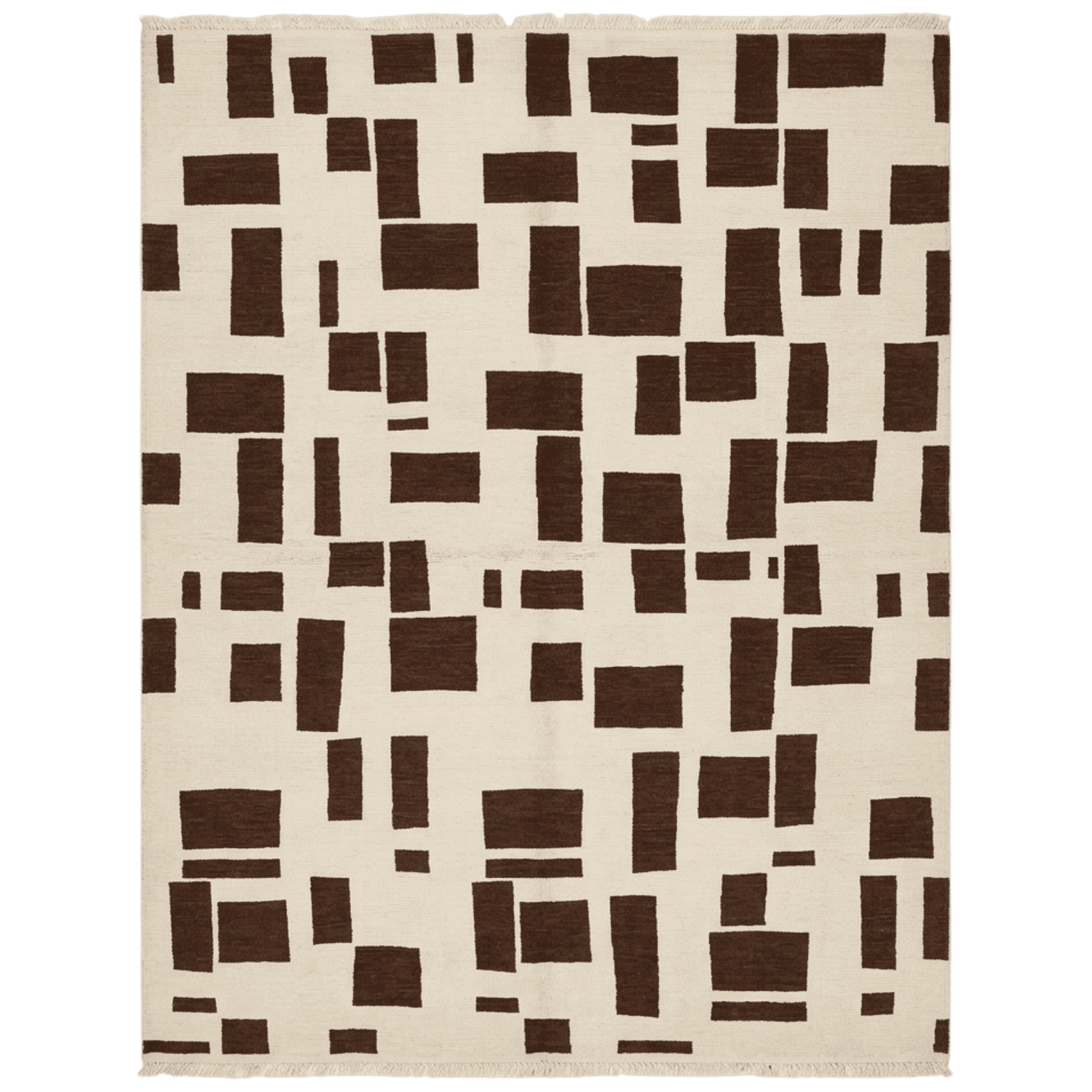 Ivory Fragmented Muse Hand Knotted Rug