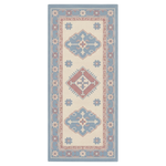 Ivory Nordic Starburst Hand Tufted Wool Runner Rug