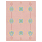 Ivory Storm Petal Hand Knotted Rug