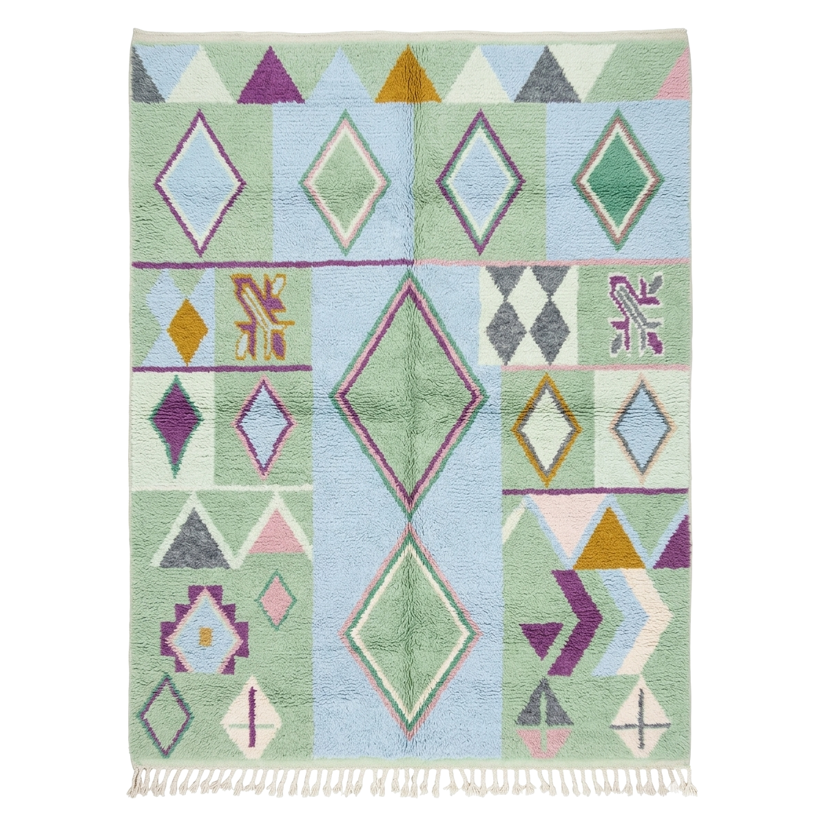 Kaleidoscope Meadow Moroccan Shag Rug


