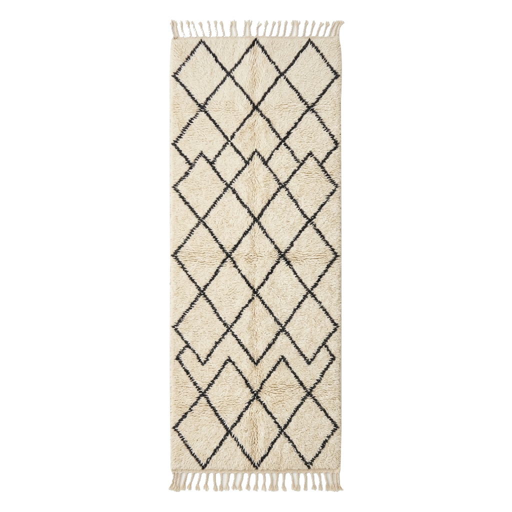 Kashmir Lattice Moroccan Shag Rug 