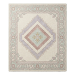 Lavender Mist Diamond Hand Tufted Wool Rug