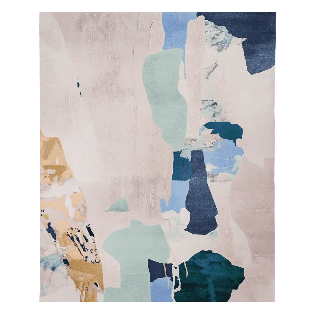 Layered Silence Form Hand Tufted Rug