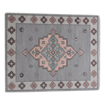 Lilac Mist Medallion Hand Knotted Rug - alternate view