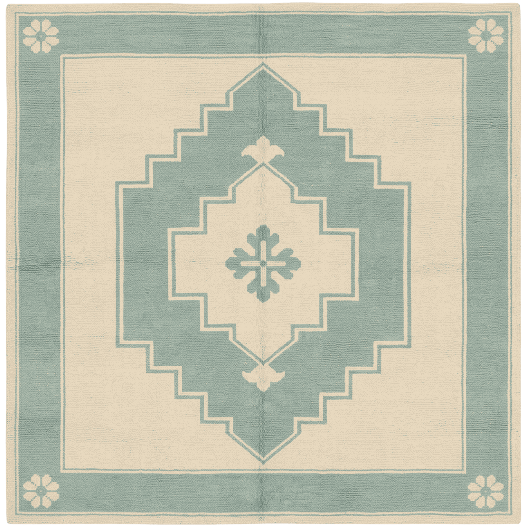 Lotus Whisper Hand Knotted Rug