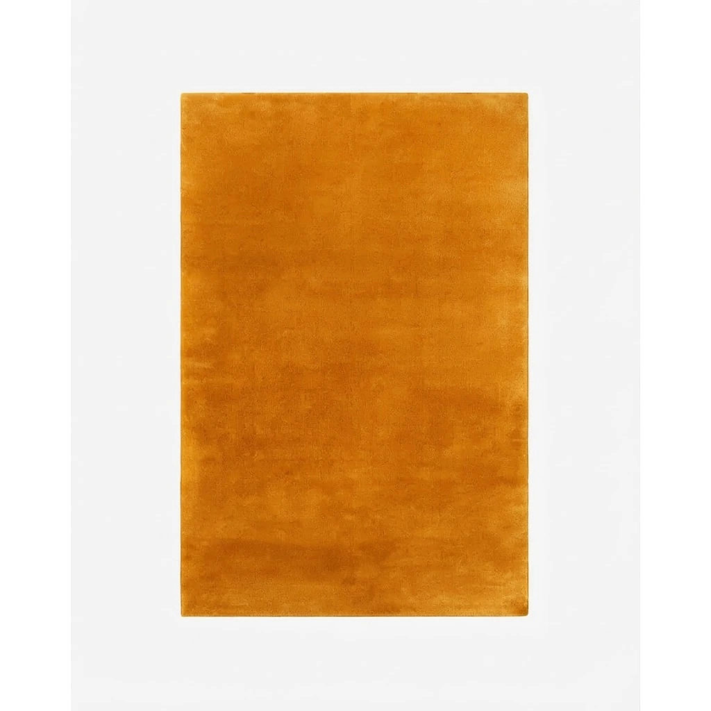 Marigold Sun Pool Hand Tufted Wool and Viscose Rug - studio photo