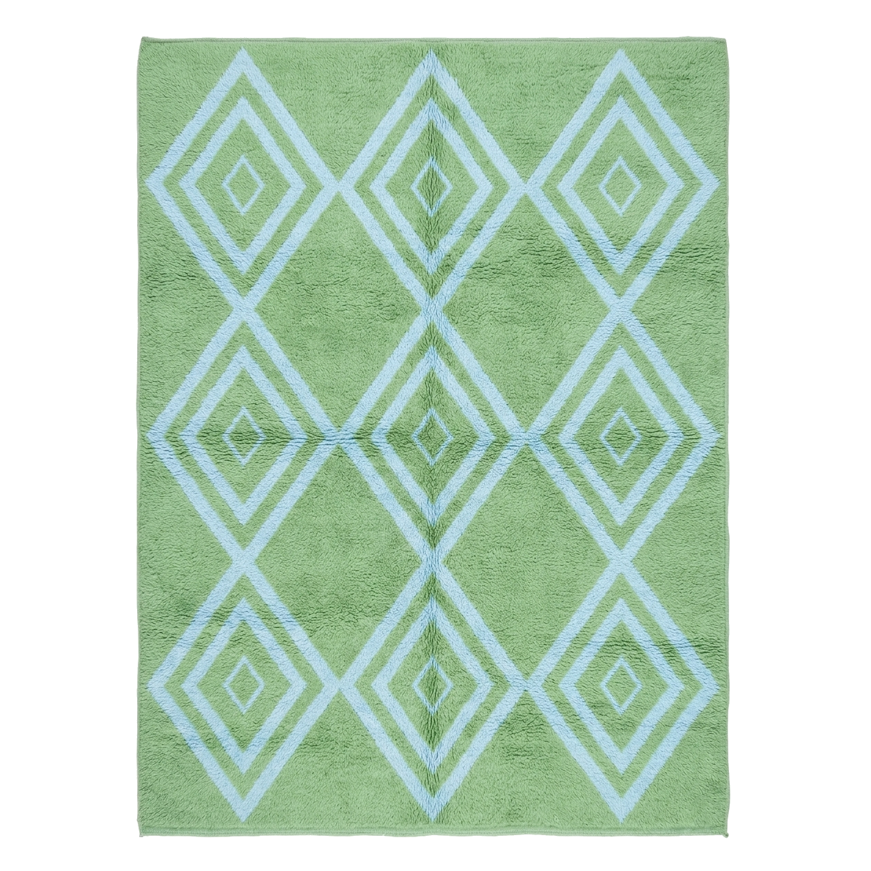 Matcha Lattice Moroccan Shag Rug