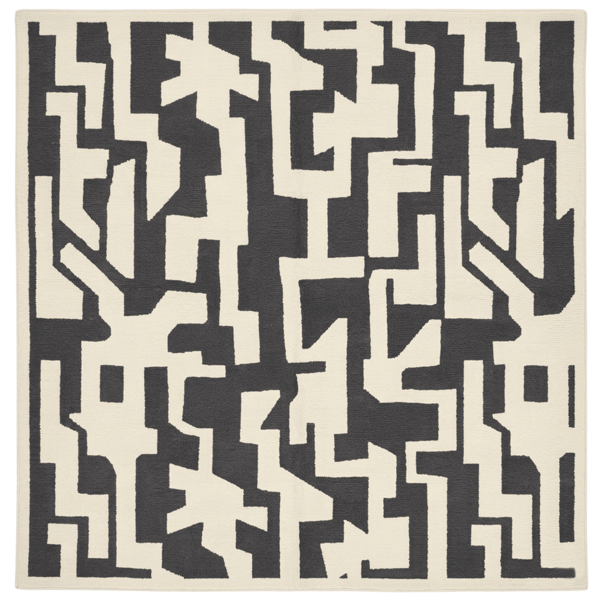 Maze of Eternal Night Hand Knotted Rug