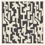 Maze of Eternal Night Hand Knotted Rug