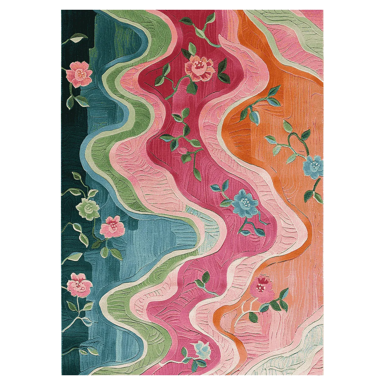 Meadow in Motion Hand Tufted Rug