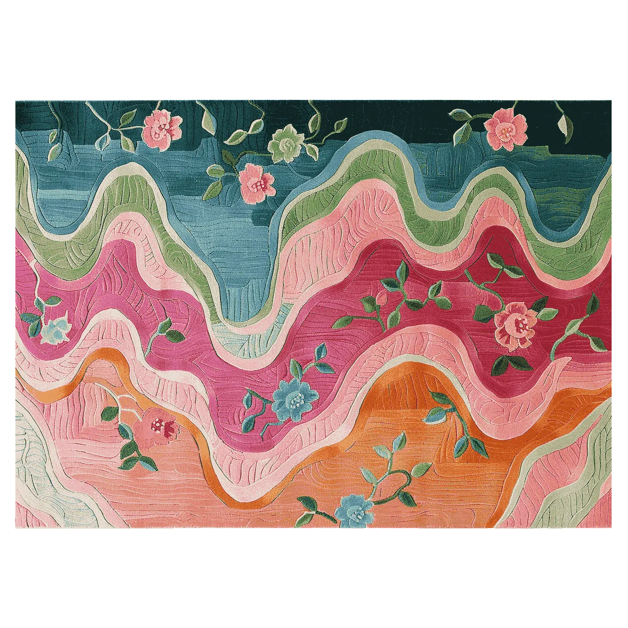 Meadow in Motion Hand Tufted Rug