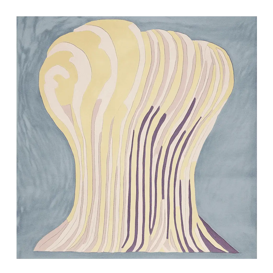 Melting Bloom Column Hand Tufted Rug