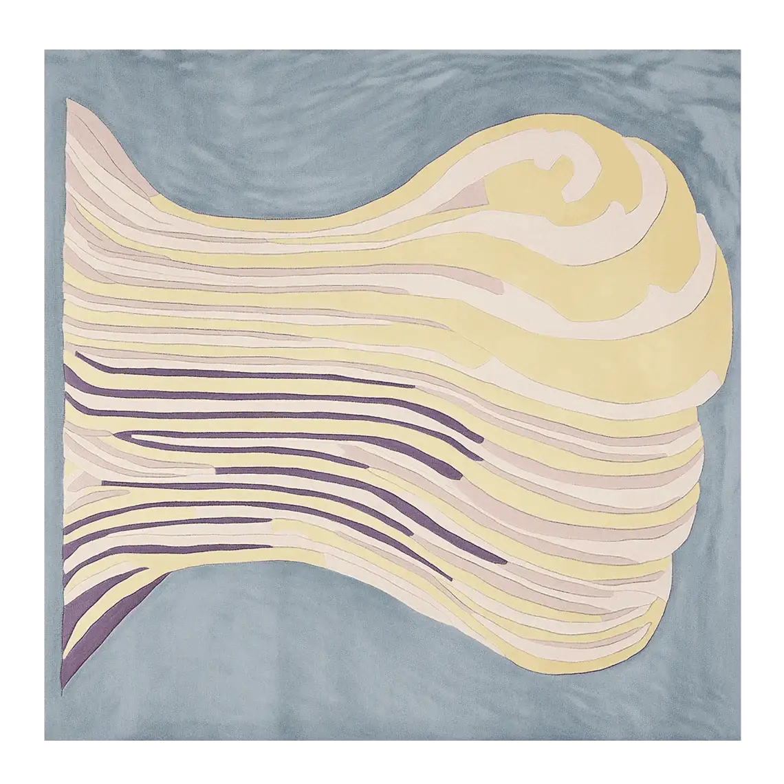 Melting Bloom Column Hand Tufted Rug