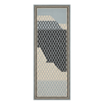 Mesh Look Hand Tufted Wool Runner Rug 