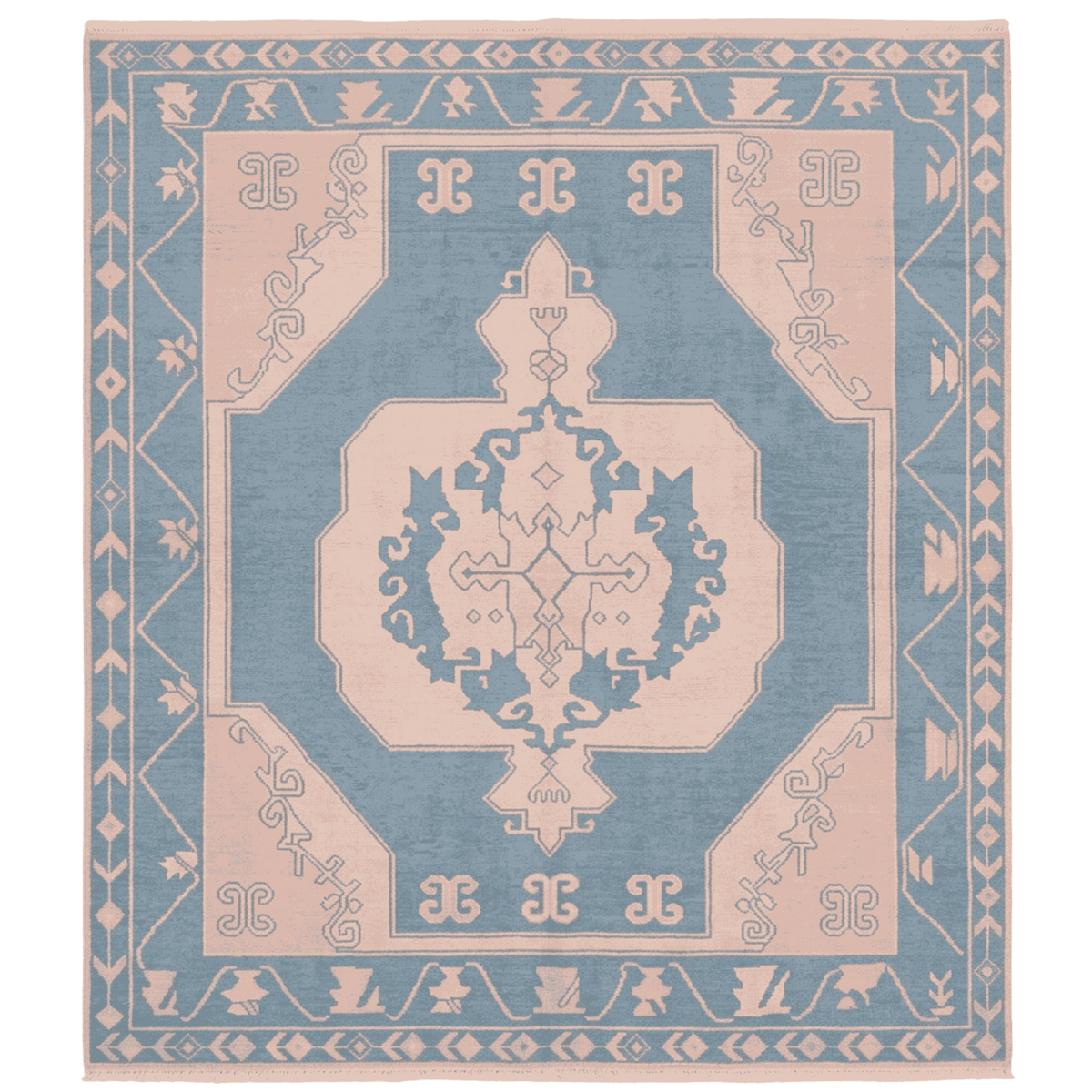 Midnight Synapse Tapestry Hand Knotted Rug