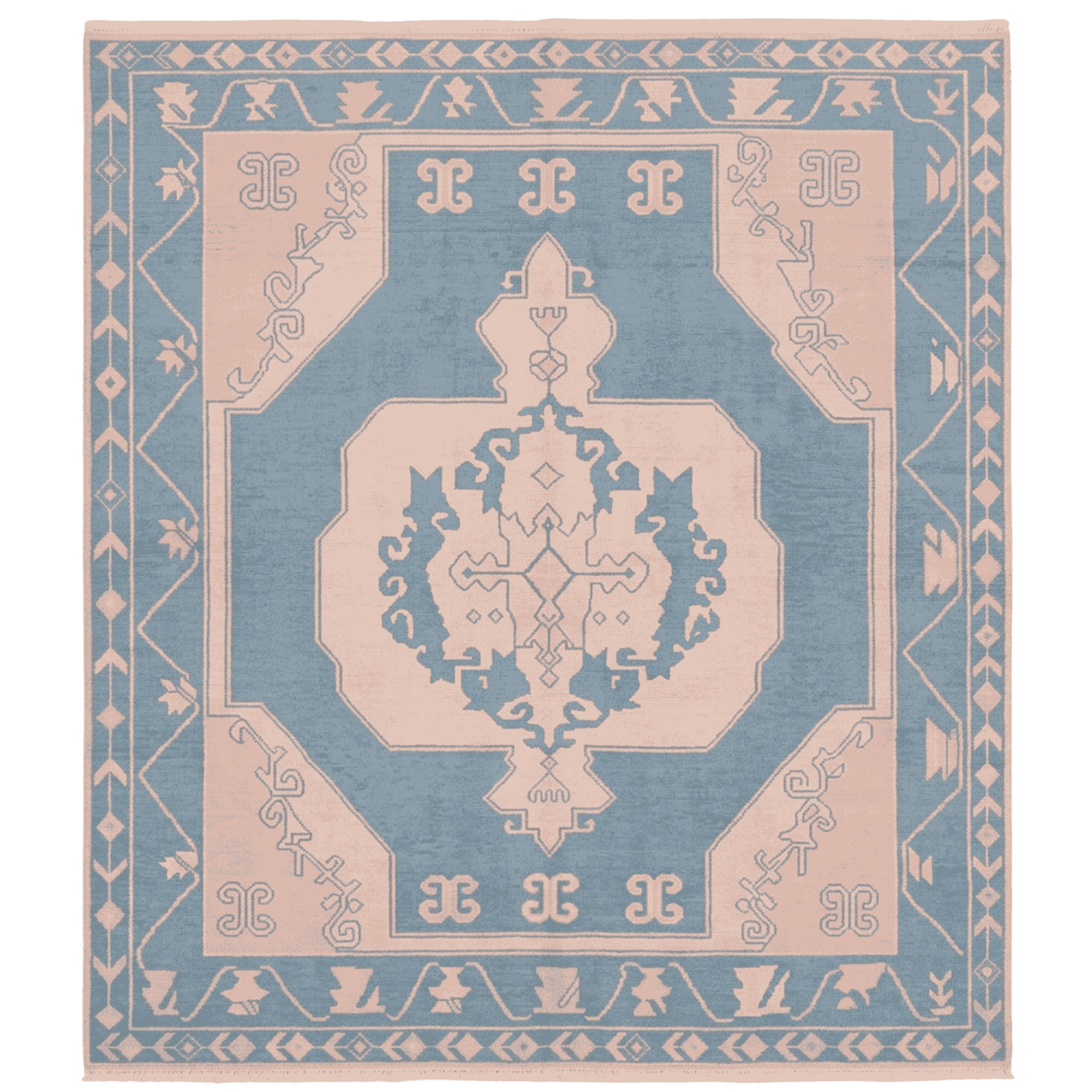 Midnight Synapse Tapestry Hand Knotted Rug