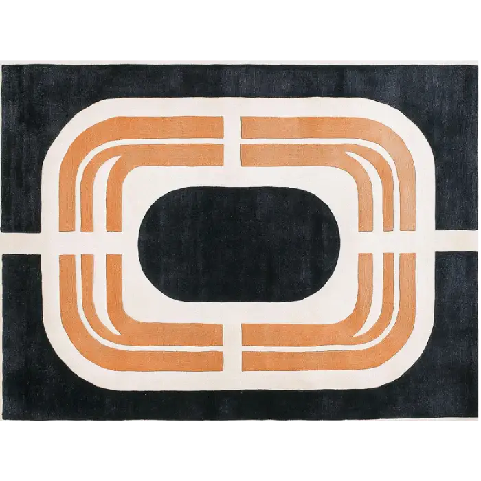 Midnight Symphony Knotted Wool Rug