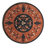 Ming Vase Ember Round Hand Tufted Wool Rug - alternate view