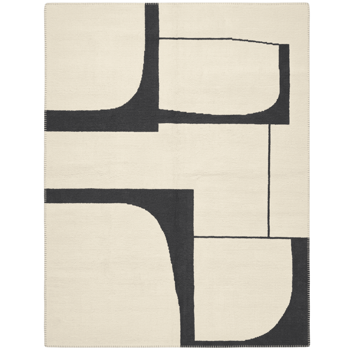 Minimalist Eclipse Hand Knotted Rug
