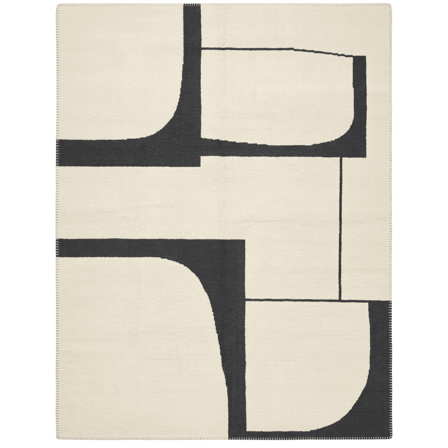Minimalist Eclipse Hand Knotted Rug