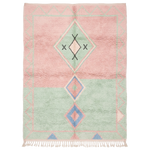 Mint Macaron Moroccan Shag Rug