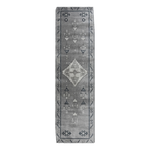 Misty Pewter Lanterns Hand Tufted Runner Rug